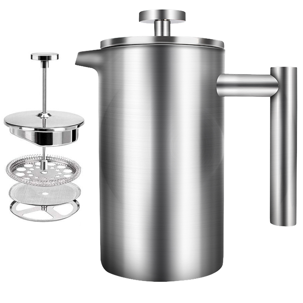 Coffee Equipment For Camping - Grande capacidade French Press Coffee Maker,