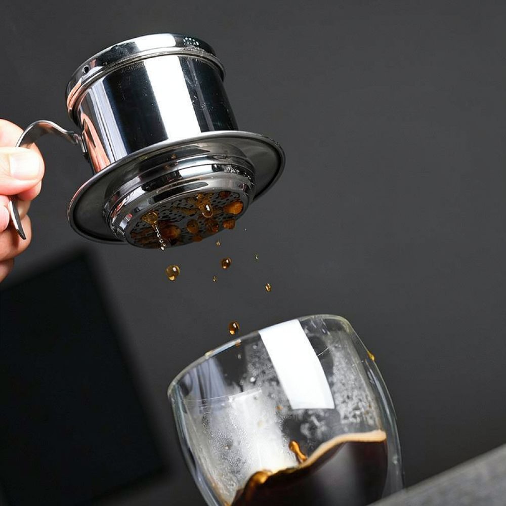 Coffee Equipment Pour Over - Cafeteira manual vietnamita com filtro, em