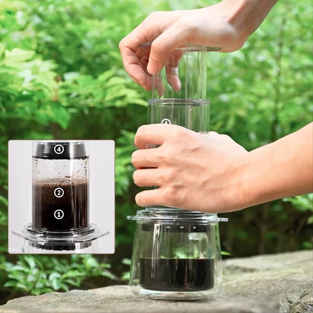 Cafeteira Portátil Estilo Fran - Coffee Equipment For Camping avaliação e preço