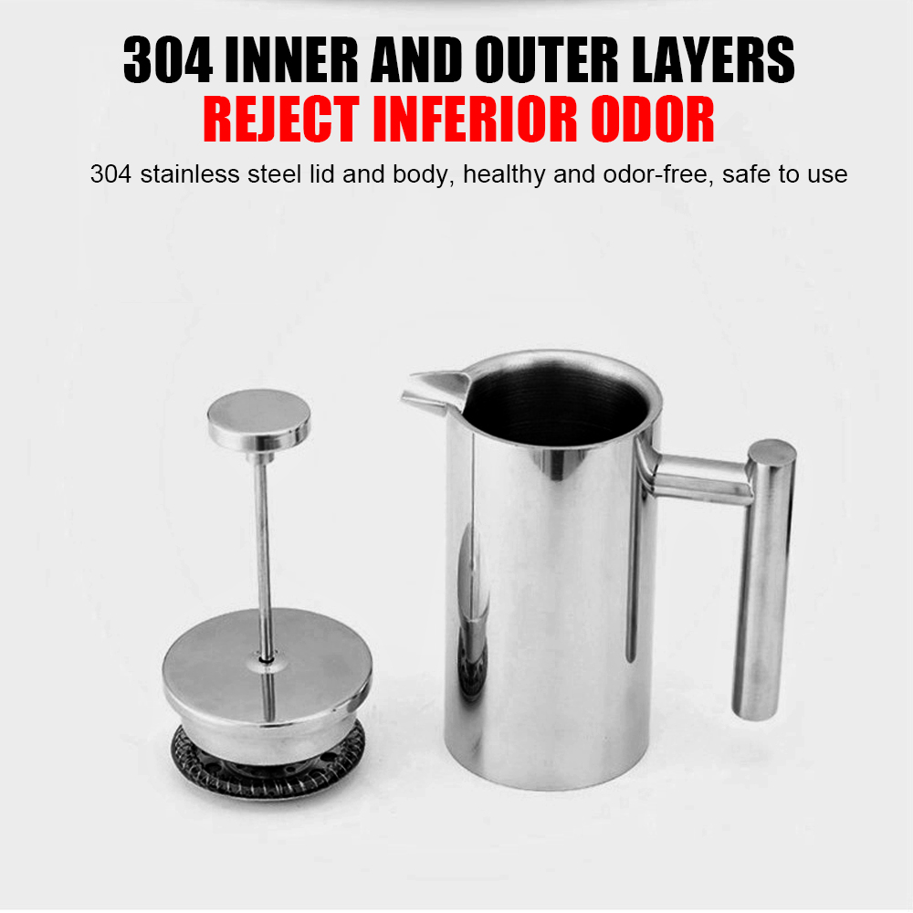 Grande capacidade French Press - Coffee Equipment For Camping avaliação e preço