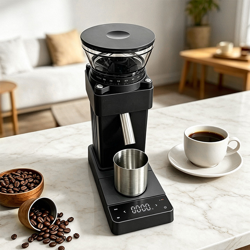 Moedor de Café com Balança, 60 - Coffee Grinder Burr Flat avaliação e preço
