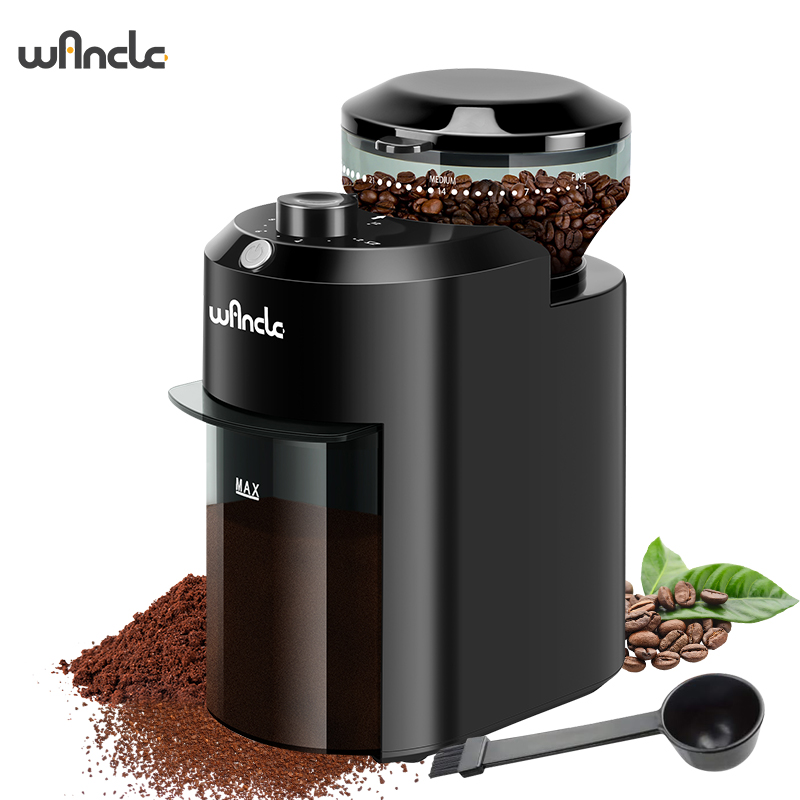 Wancle Moedor de café automáti - Coffee Grinder Burr Flat avaliação e preço