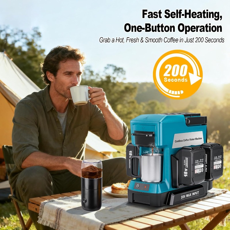 Máquina de café sem fios com m - Coffee Equipment For Camping avaliação e preço