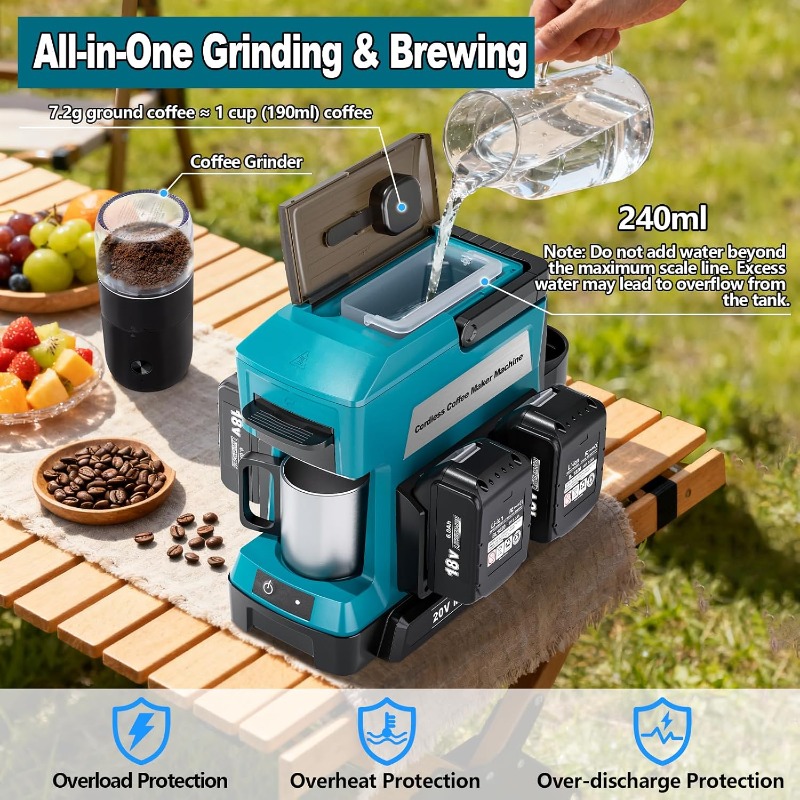 Máquina de café sem fios com m - Coffee Equipment For Camping avaliação e preço